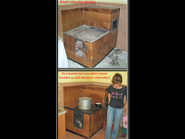 Rekonštrukcia šporáku