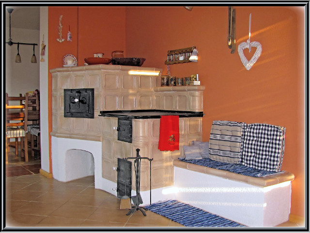 Šporák s podkovou na radiátory, rodina Mihalková Levice