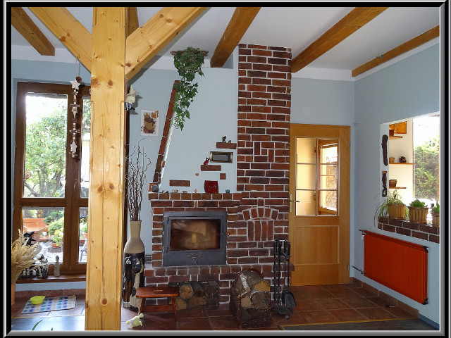 Krb teplovzdušný, vložka BIJOZ, stavaný v roku 1998, v Bratislave – Rača, u p. Daniša