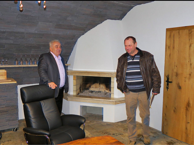 Krb otvorený, stavaný v hoteli Cattaleya u Ing. Madu, Čeladná pri Frýdku Místku, rok 2016