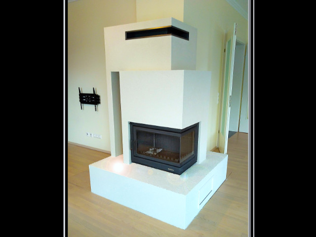 Krb teplovzdušný, pravoúhly, v Rakúsku, vo Viedni, stavaný v roku 2016