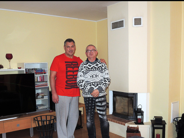 Na obhliadke krbu u známeho herca, scénaristu, tanečníka Mareka Ťapáka, v Bratislave, rok 2017