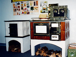 Na výstave v roku 1996 s prenosnými sporákmi