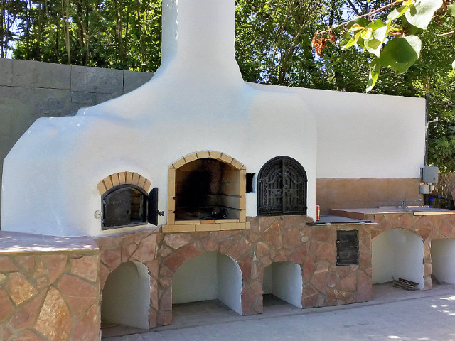  Záhradný krb, komplet zostava, rok 2019